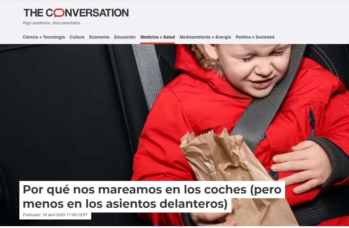 Por Que Nos Mareamos Nos Coches Cinbio