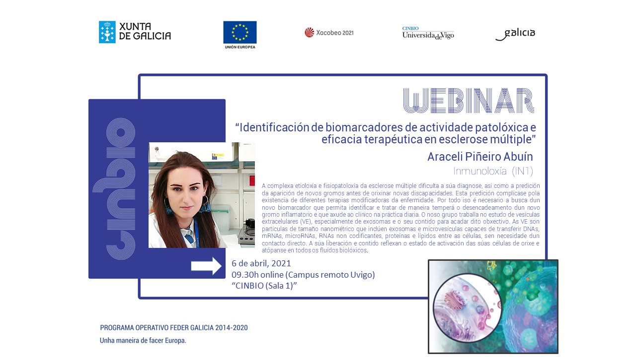 Identificación de biomarcadores de actividade patolóxica e eficacia terapéutica en esclerose múltiple