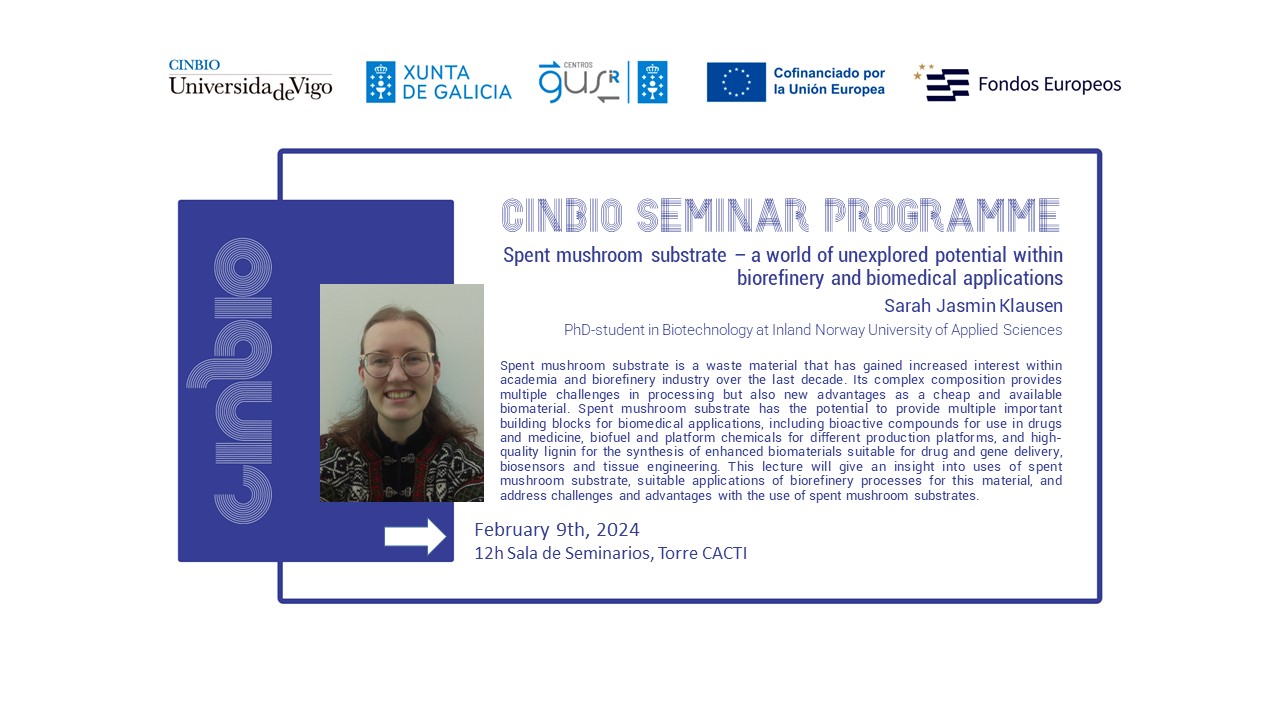 Sarah Jasmin Klausen - CINBIO Seminar Programme