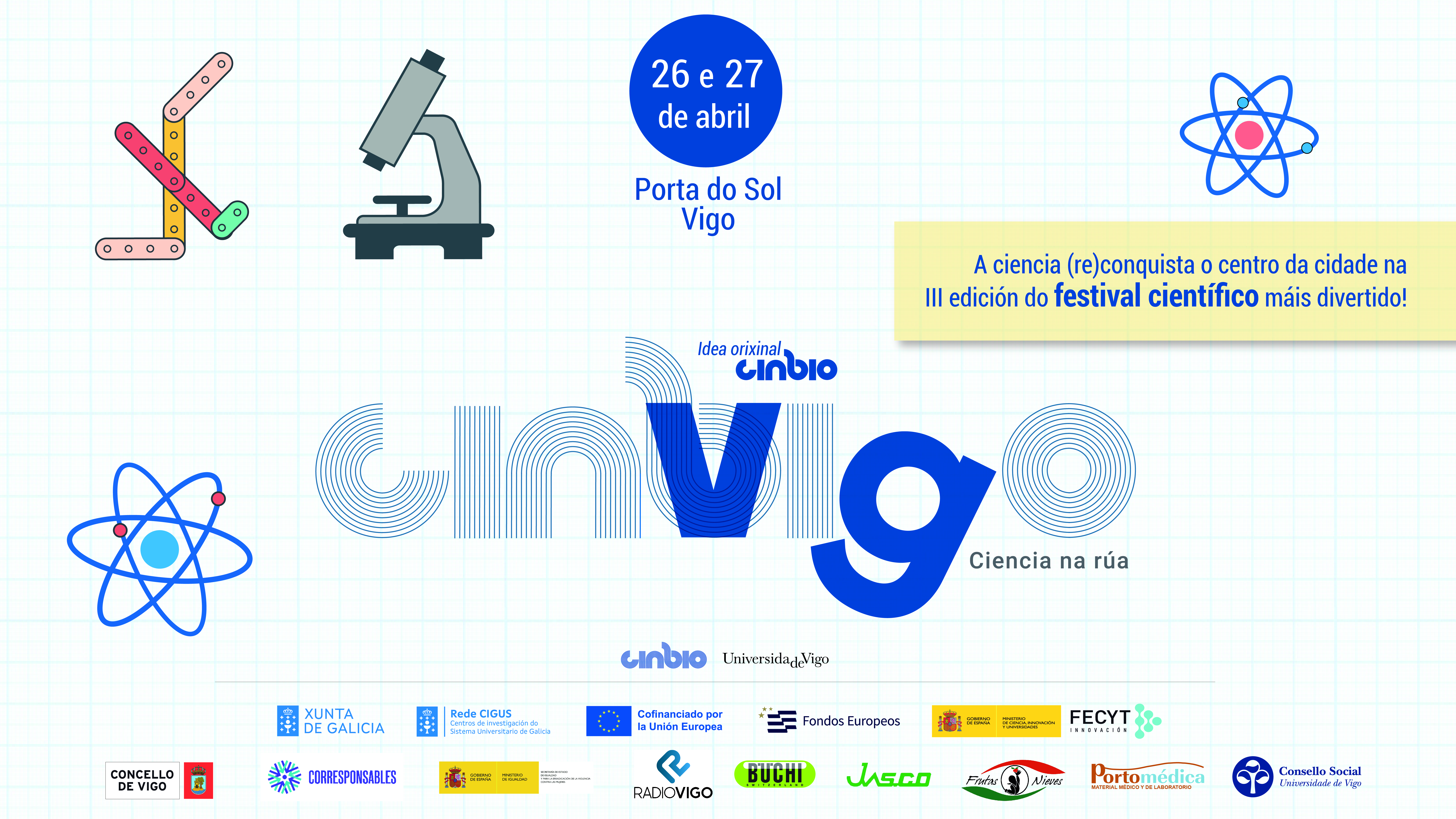 III edición do festival científico "CinVigo. Ciencia na rúa"