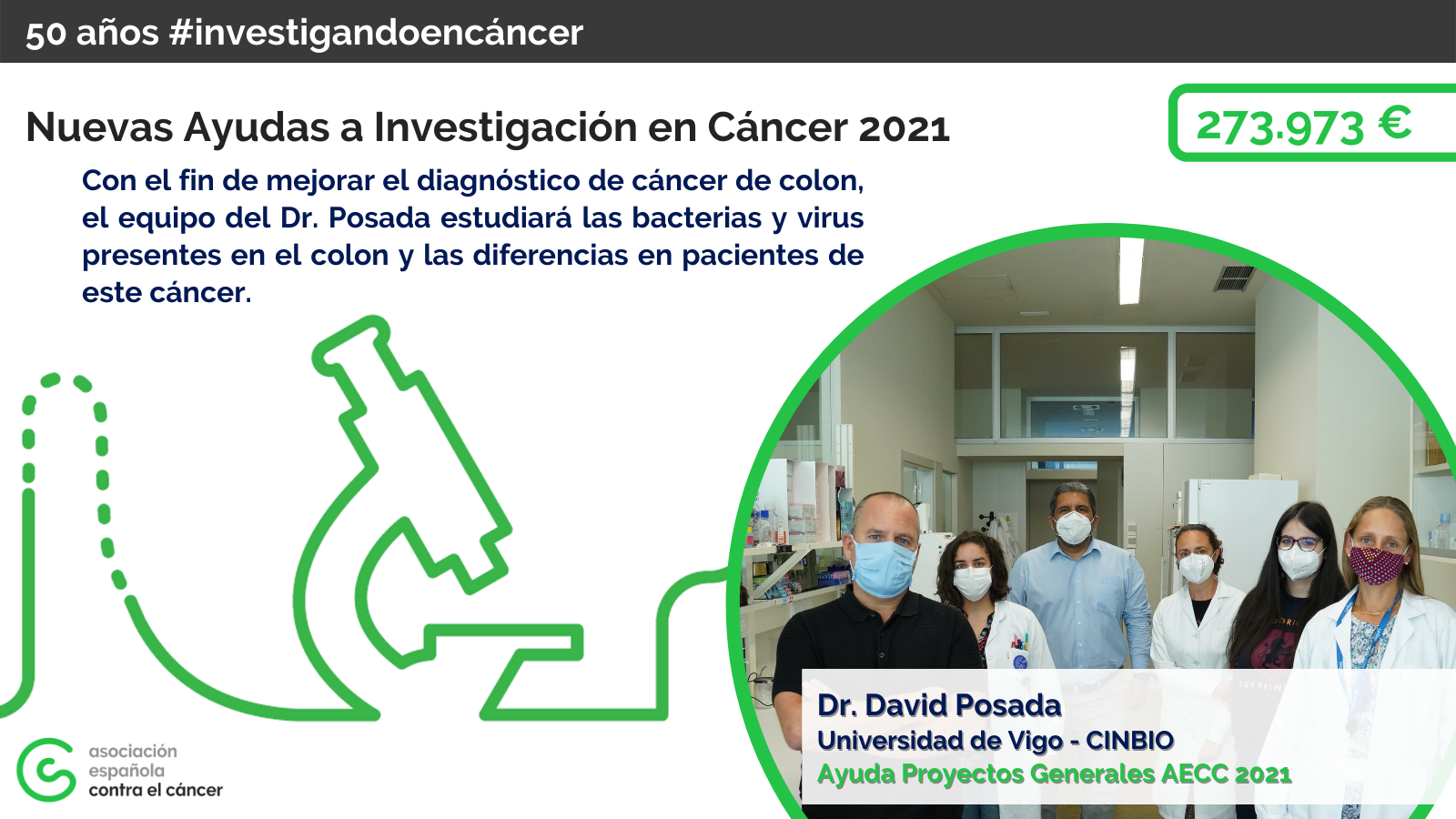 Axudas da AECC para o grupo de Filoxen&#243;mica