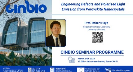 Prof. Robert Hoye - CINBIO Seminar Programme