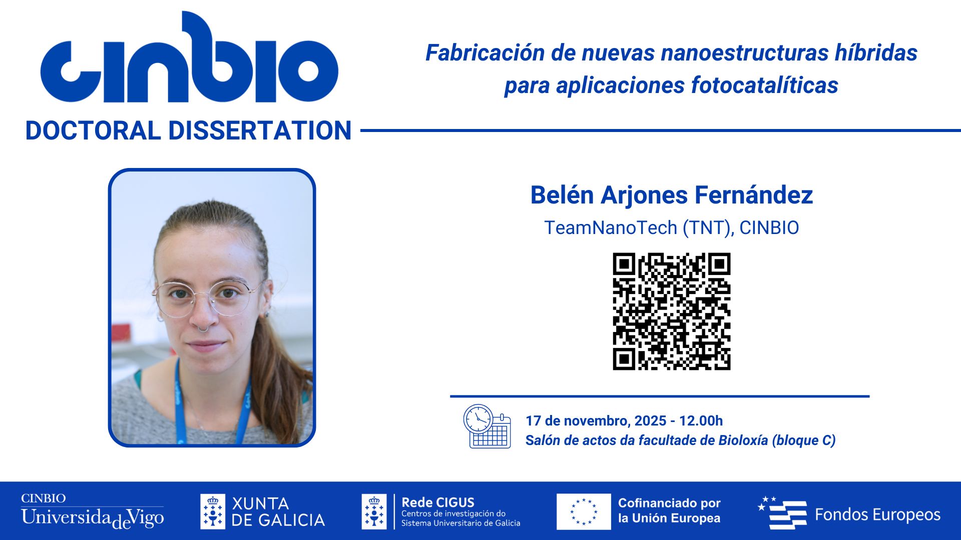 Teses CINBIO - Belén Arjones Fernández