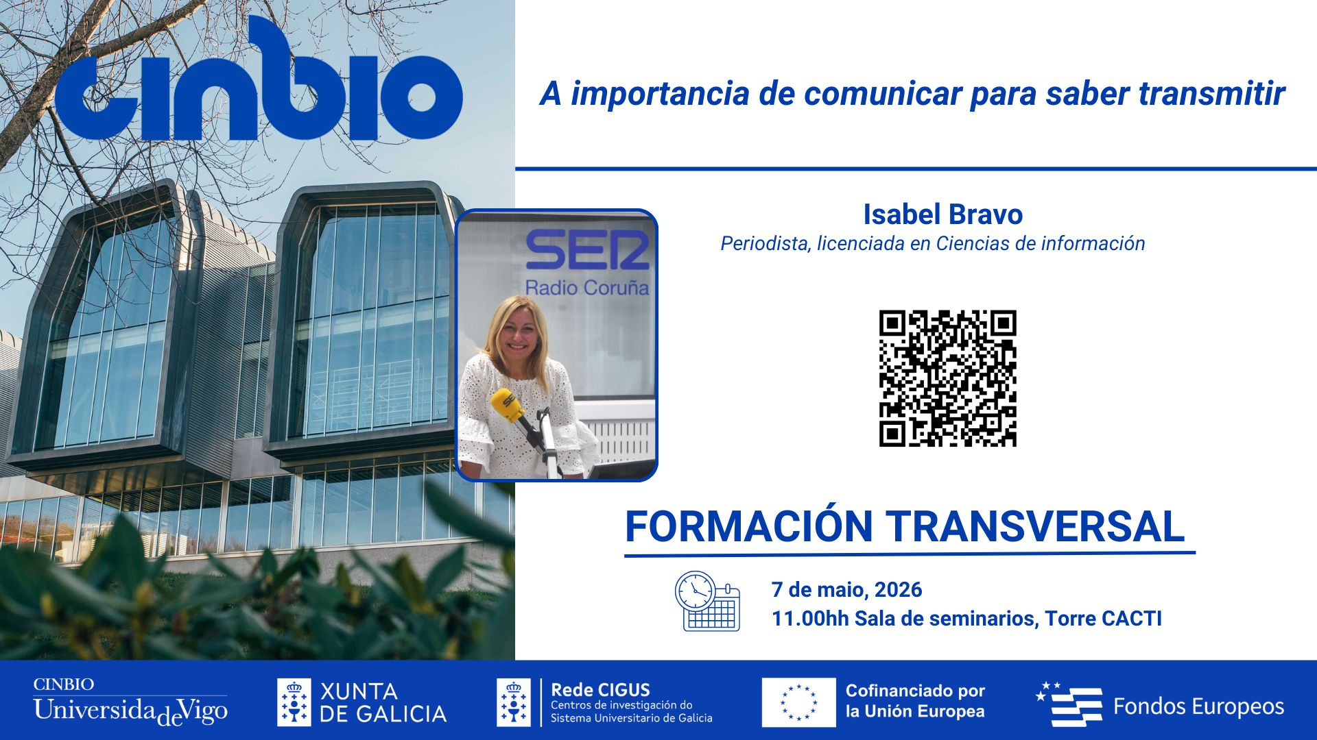 Formación en comunicación con Isabel Bravo
