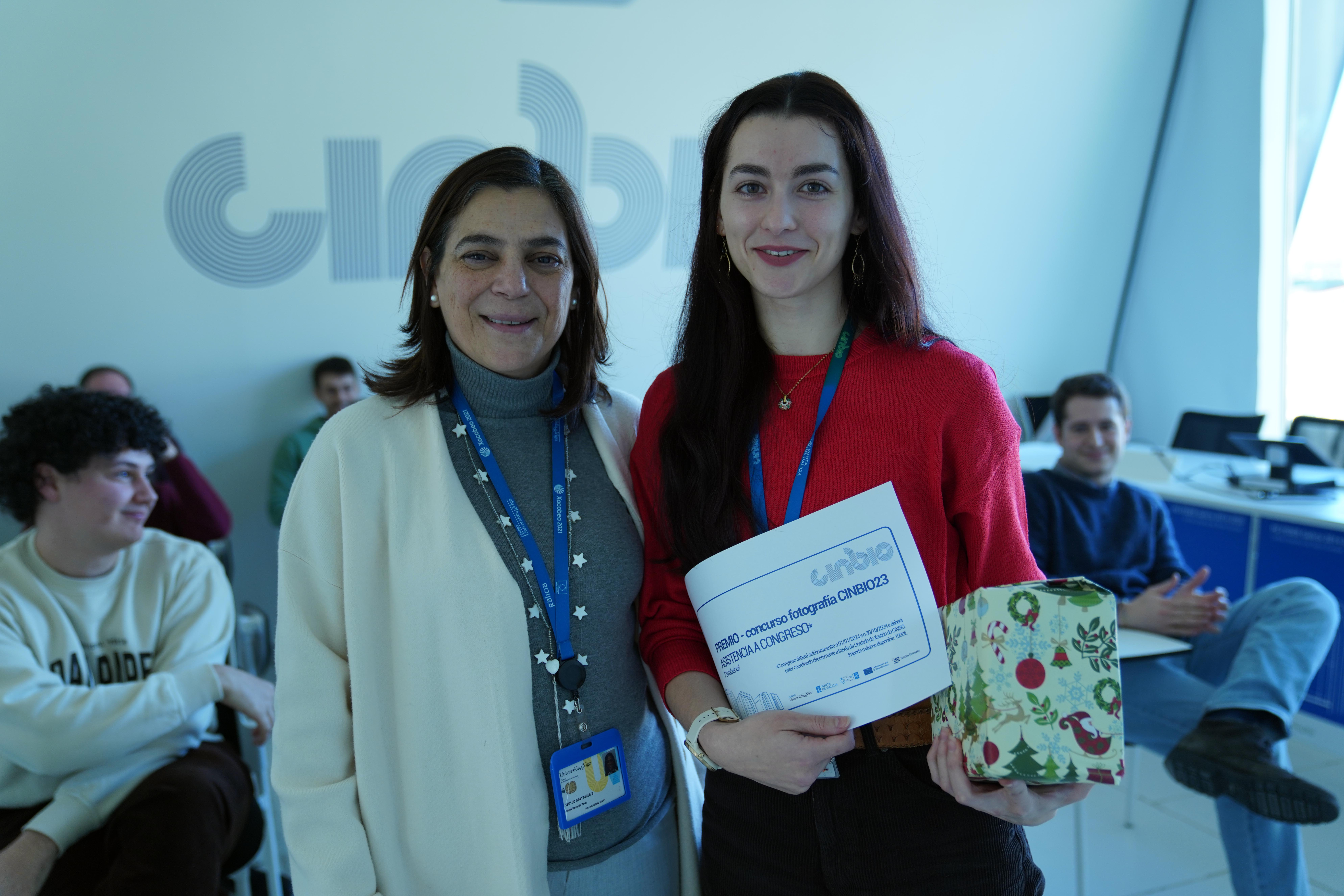 Entrega de premios do concurso de fotografía do CINBIO 2023