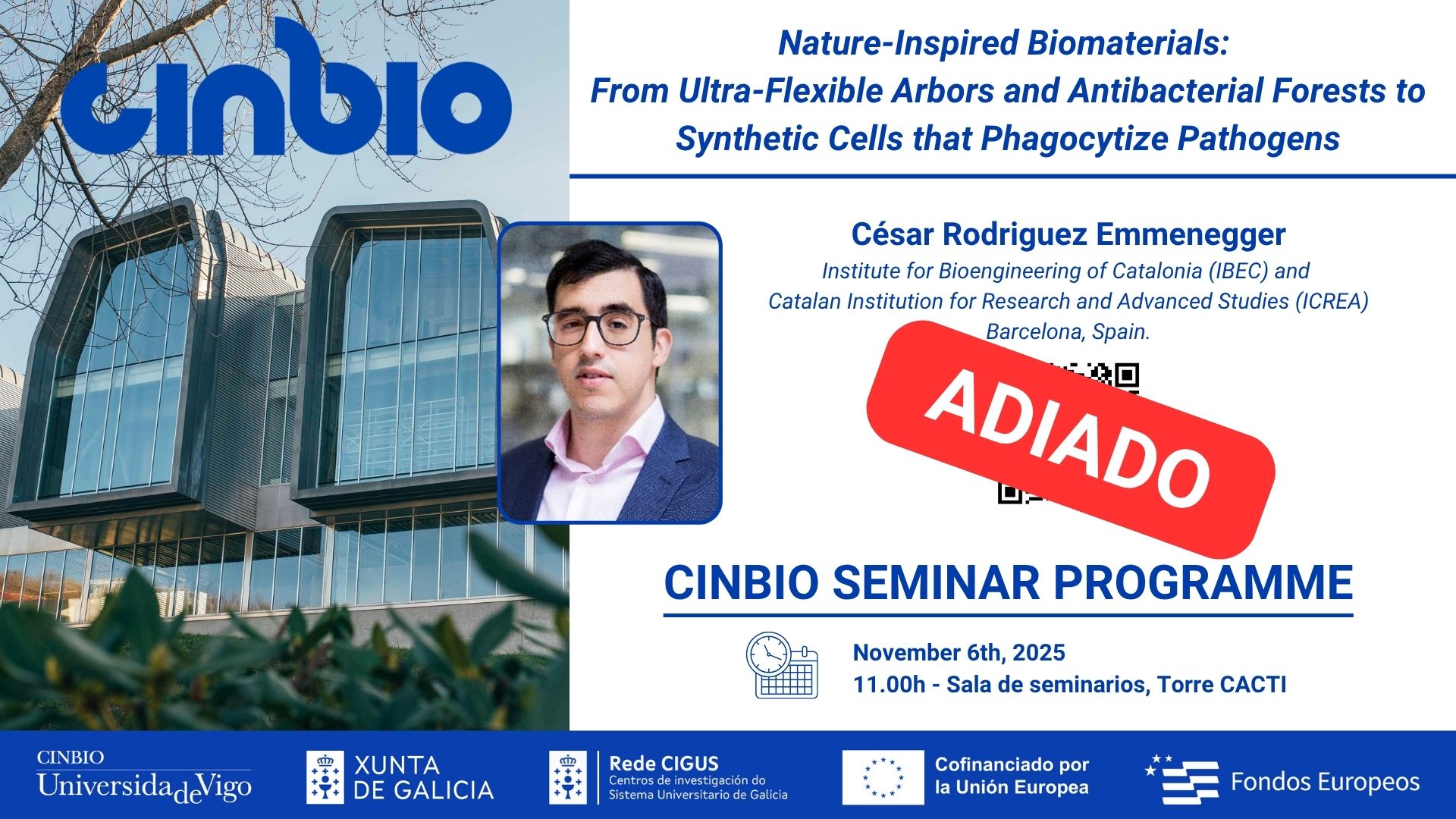 ADIADO - César Rodríguez Emmenegger - CINBIO Seminar Programme