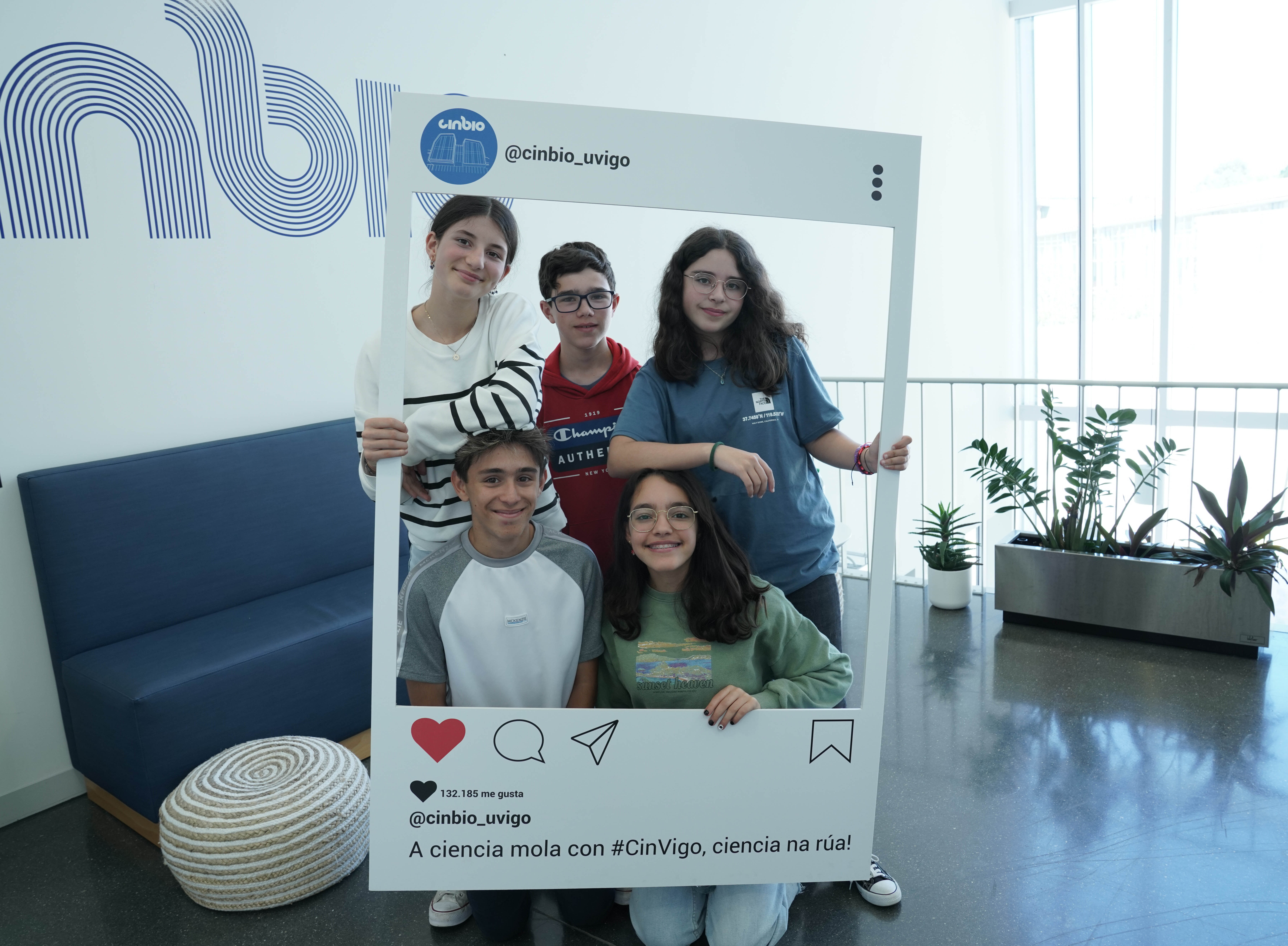 Visita ao CINBIO das gañadoras e gañadores do premio do público de CinVigo 2024