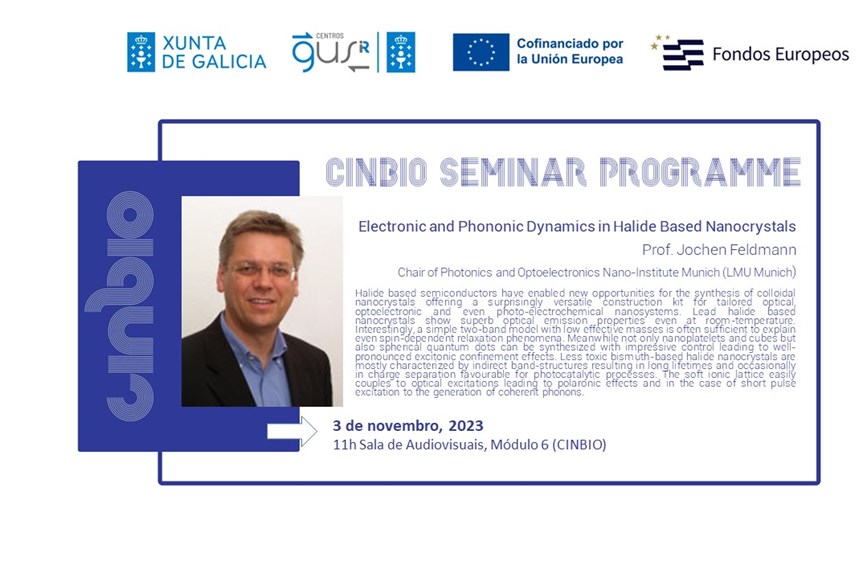 CANCELADO: Jochen Feldmann - CINBIO Seminar Programme