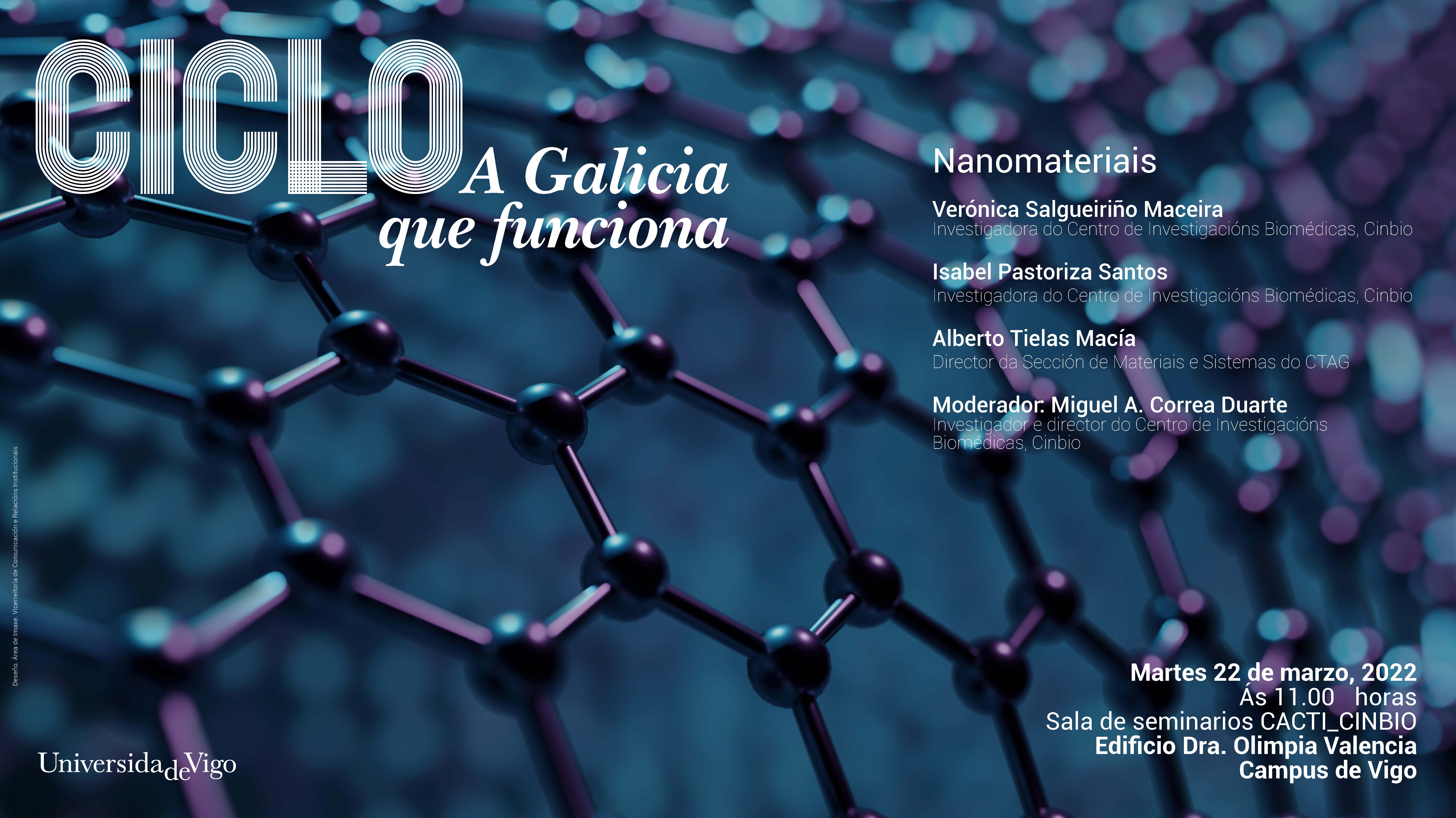 Mesa redonda Nanomateriais - Ciclo "A Galicia que funciona"