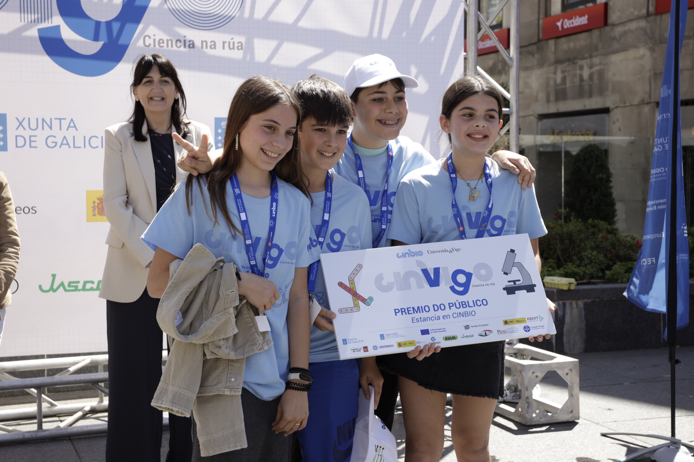 Participantes do proxecto gañador do premio popular de CinVigo 2025 visitarán o CINBIO