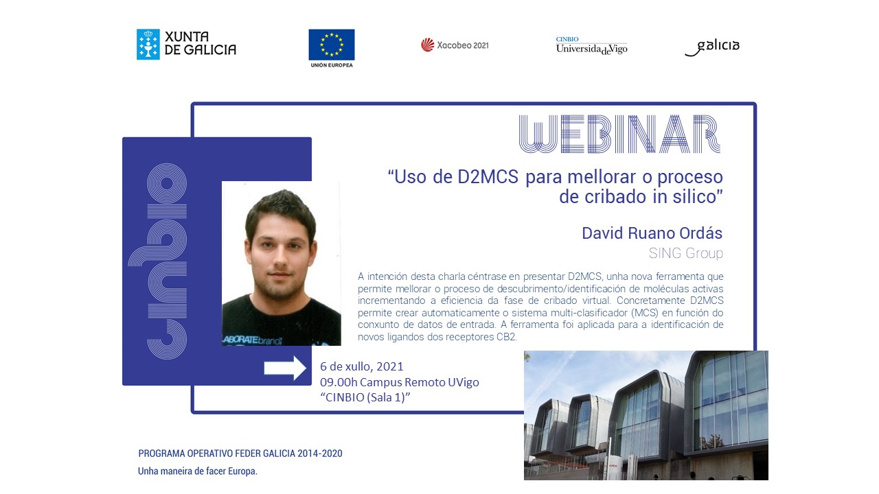 Uso de D2MCS para mellorar o proceso de cribado in silico