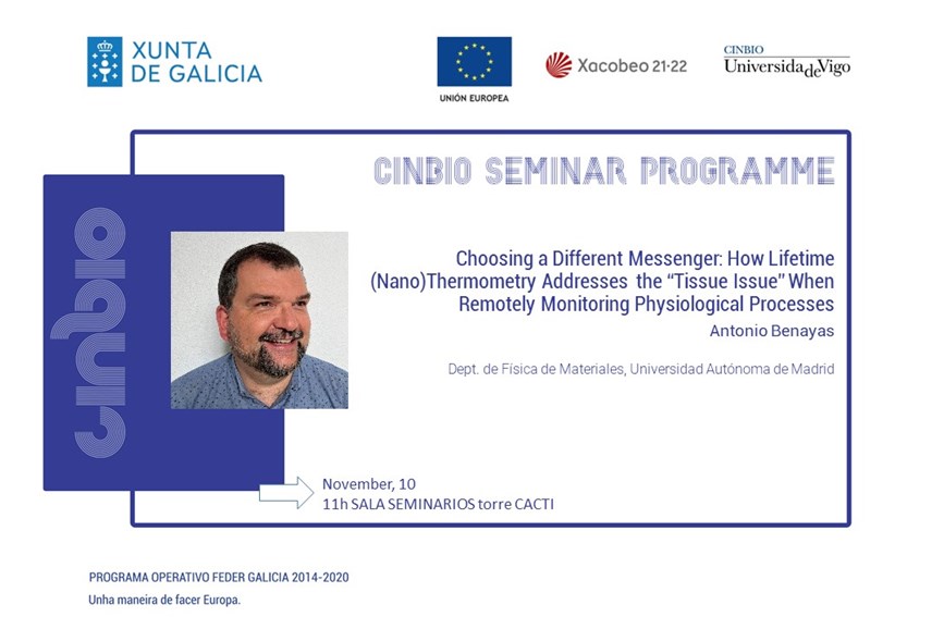 Antonio Benayas - CINBIO Seminar Programme