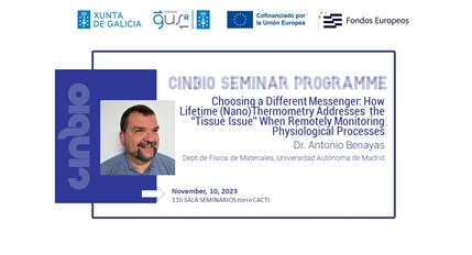 CANCELADO: Antonio Benayas - CINBIO Seminar Programme