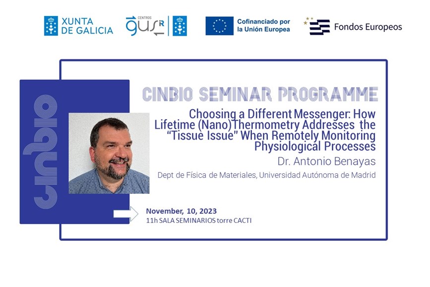 CANCELADO: Antonio Benayas - CINBIO Seminar Programme