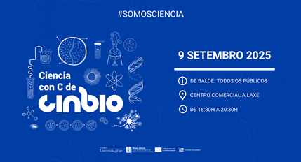 Ciencia con C de CINBIO 2025 - carpa lúdica e informativa en Vigo