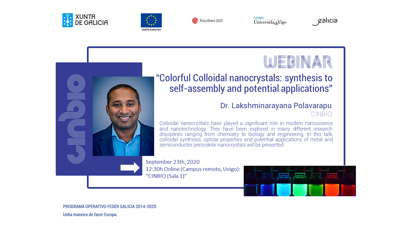 Nanocristais coloidais de colores: síntese para autoensamblado me aplicacións potenciais