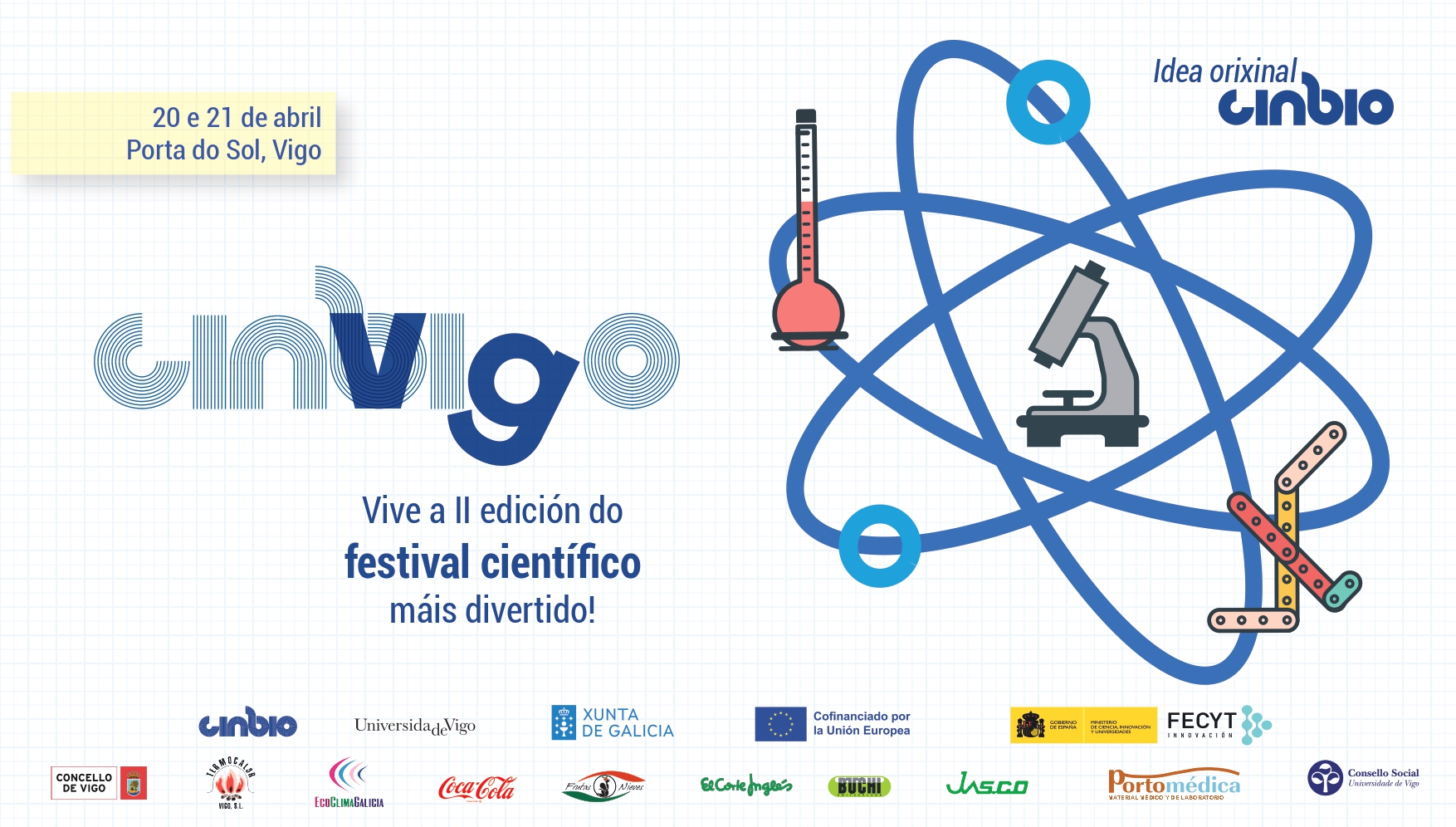 II edición do festival científico "CinVigo. Ciencia na rúa"