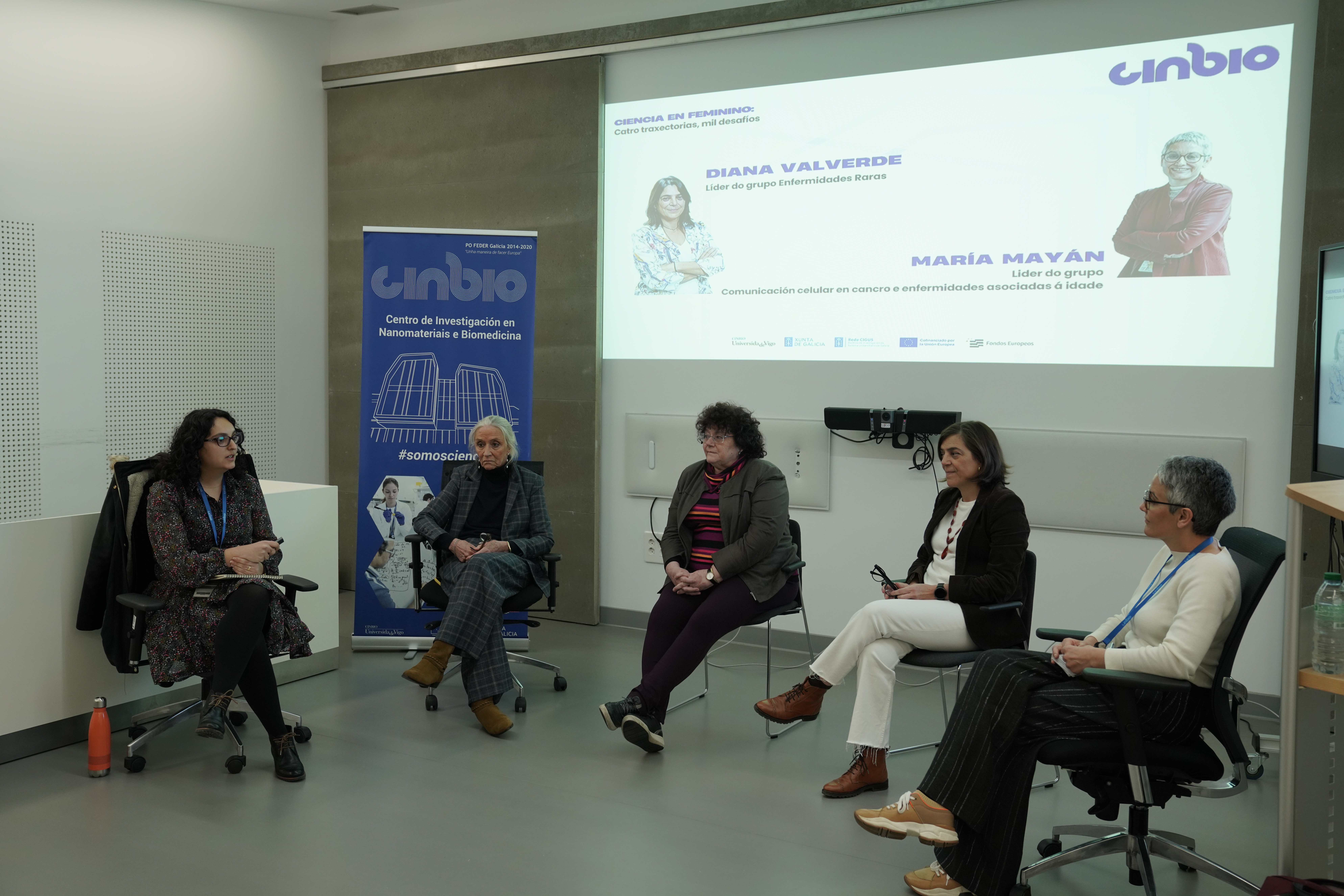 "Ciencia en feminino" do CINBIO, unha xornada inspiradora e de gran participación