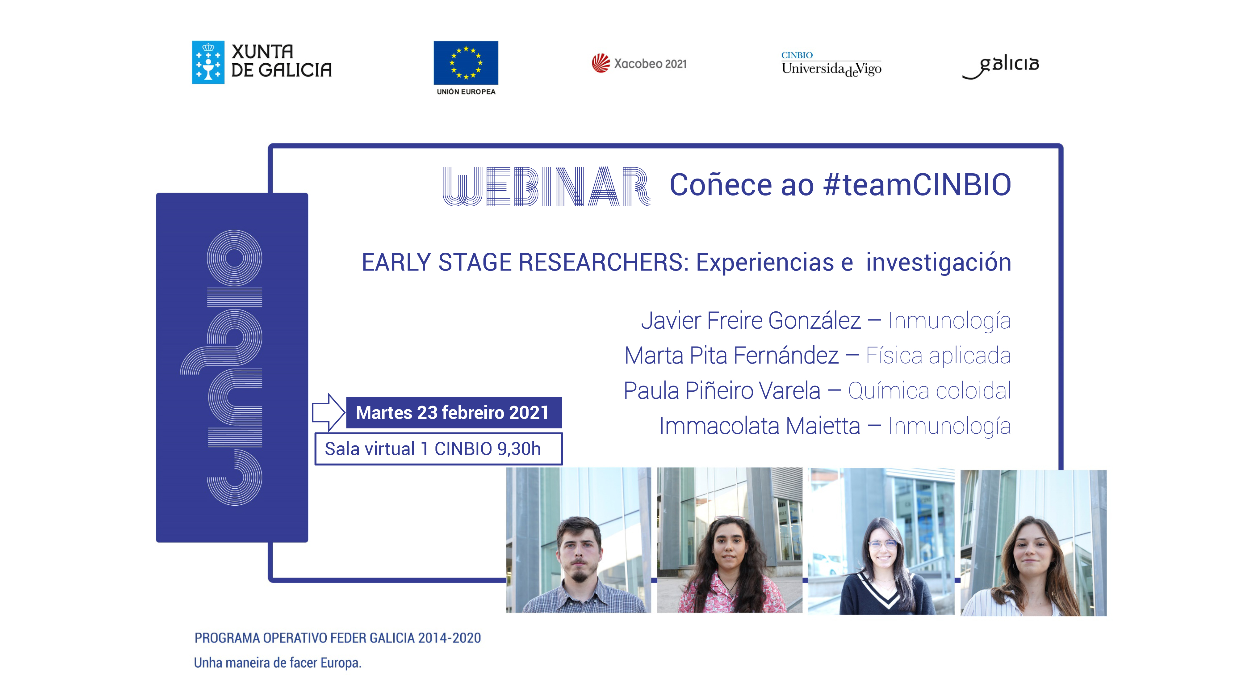 Segundo webinar dos early researchers