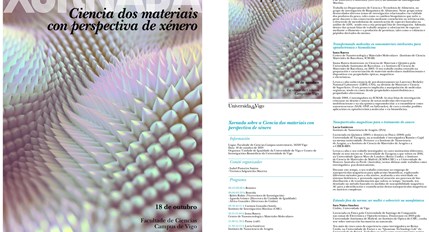 18out19 ​Xornada de Ciencia dos Materiais con Perspectiva de Xenero