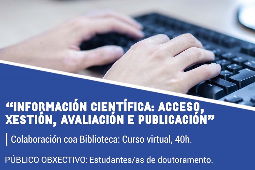 Curso online - Información científica: acceso, xestión, avaliación e publicación