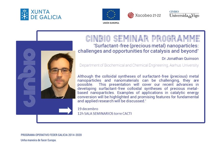 Jonathan Quinson - CINBIO Seminar Programme