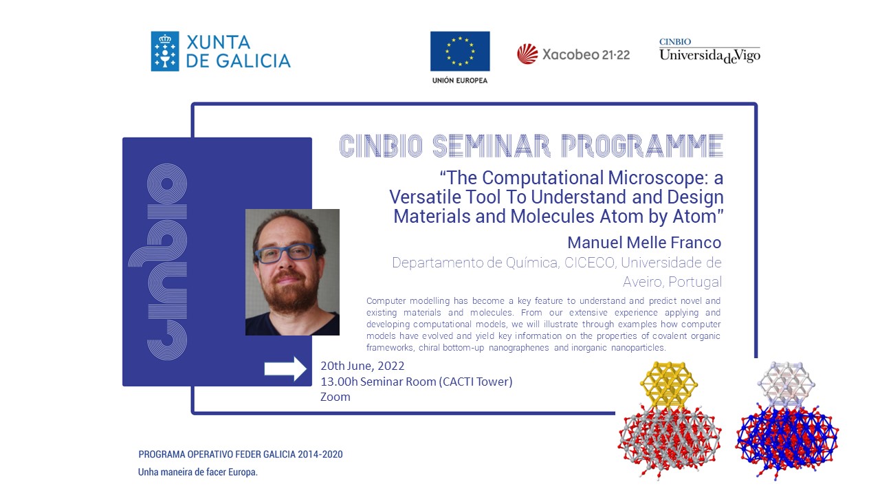 CINBIO Seminar Programme - Manuel Melle Franco