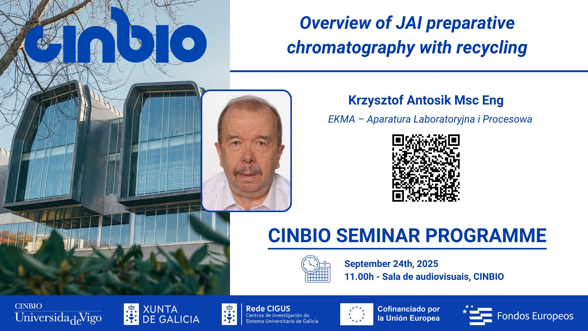 Krzysztof Antosik Msc Eng - CINBIO Seminar Programme