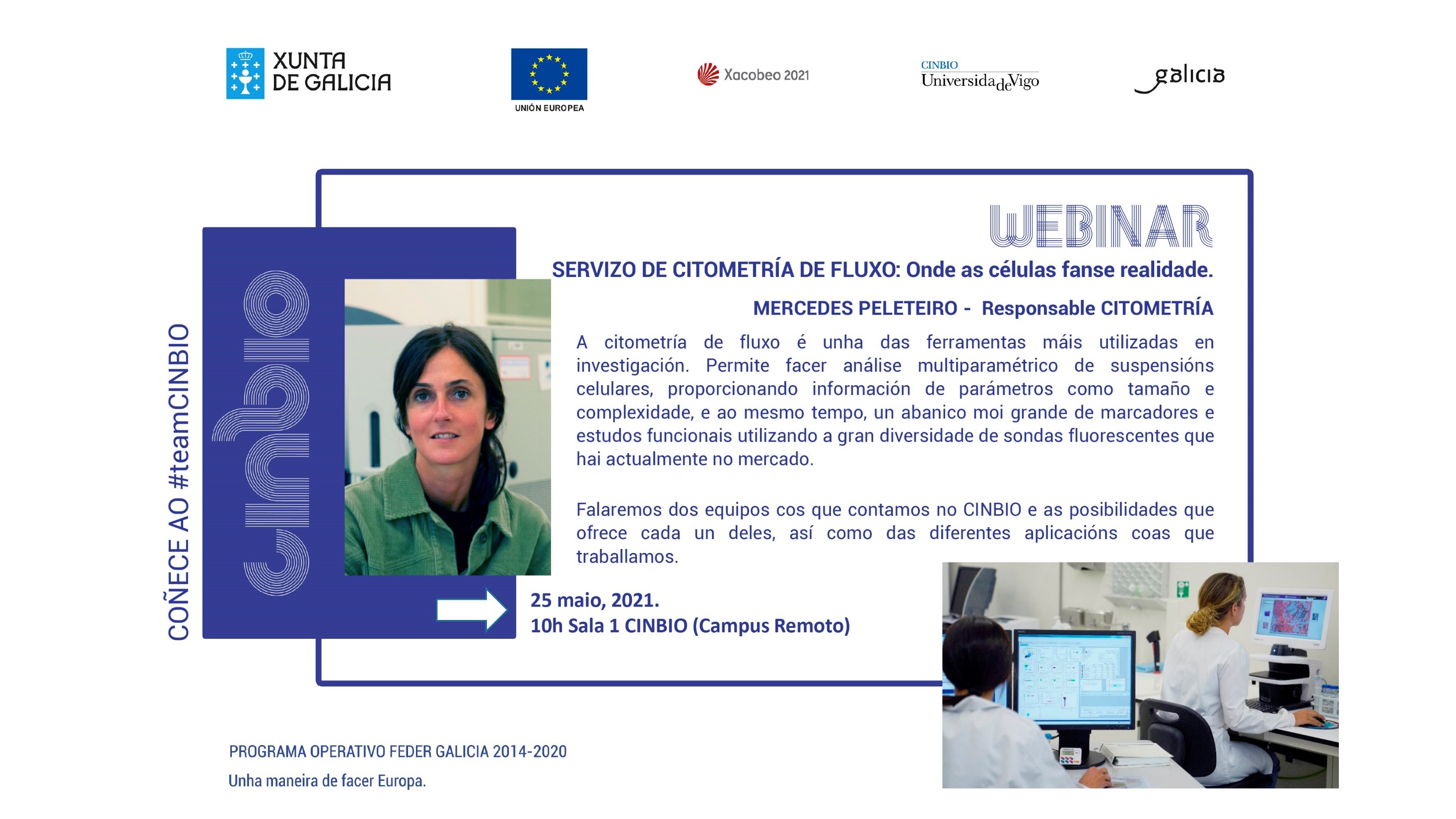 Servizo de Citometría de Fluxo: onde as células se fan realidade