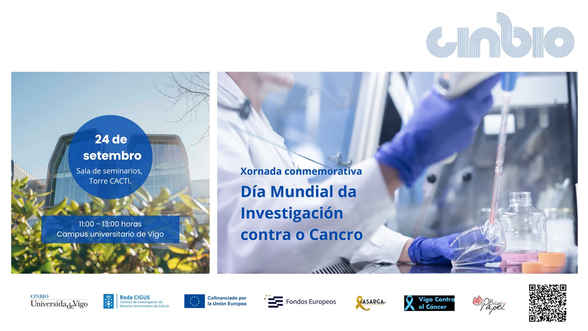 Xornada conmemorativa do Día Mundial da Investigación contra o Cancro