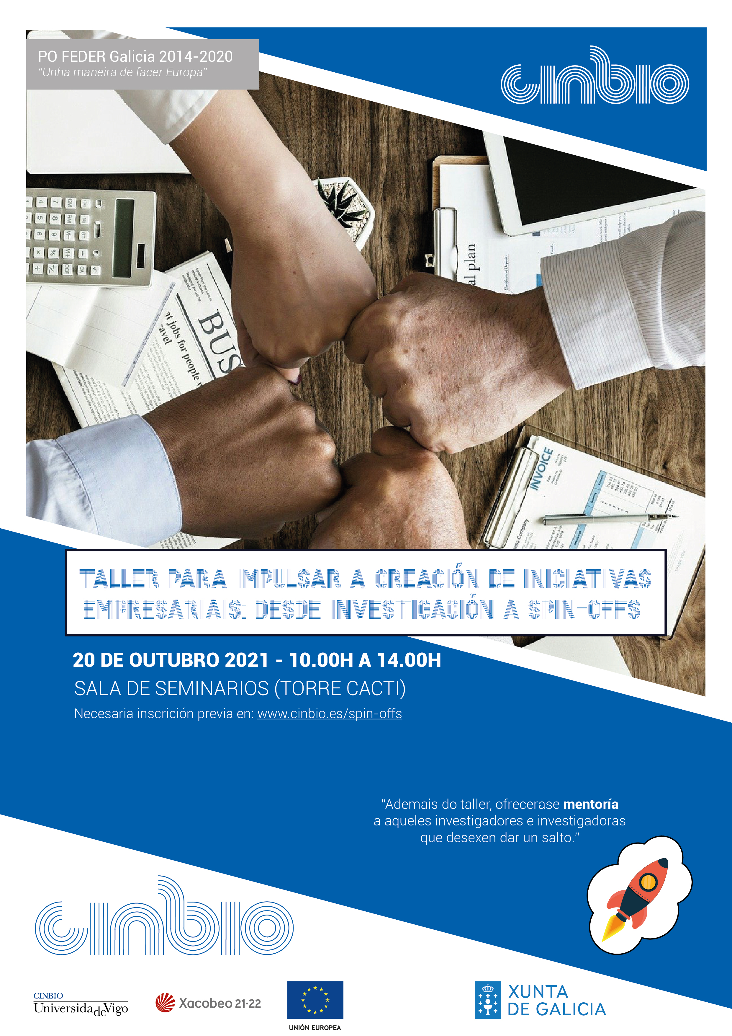 Taller para impulsar a creación de iniciativas empresariais