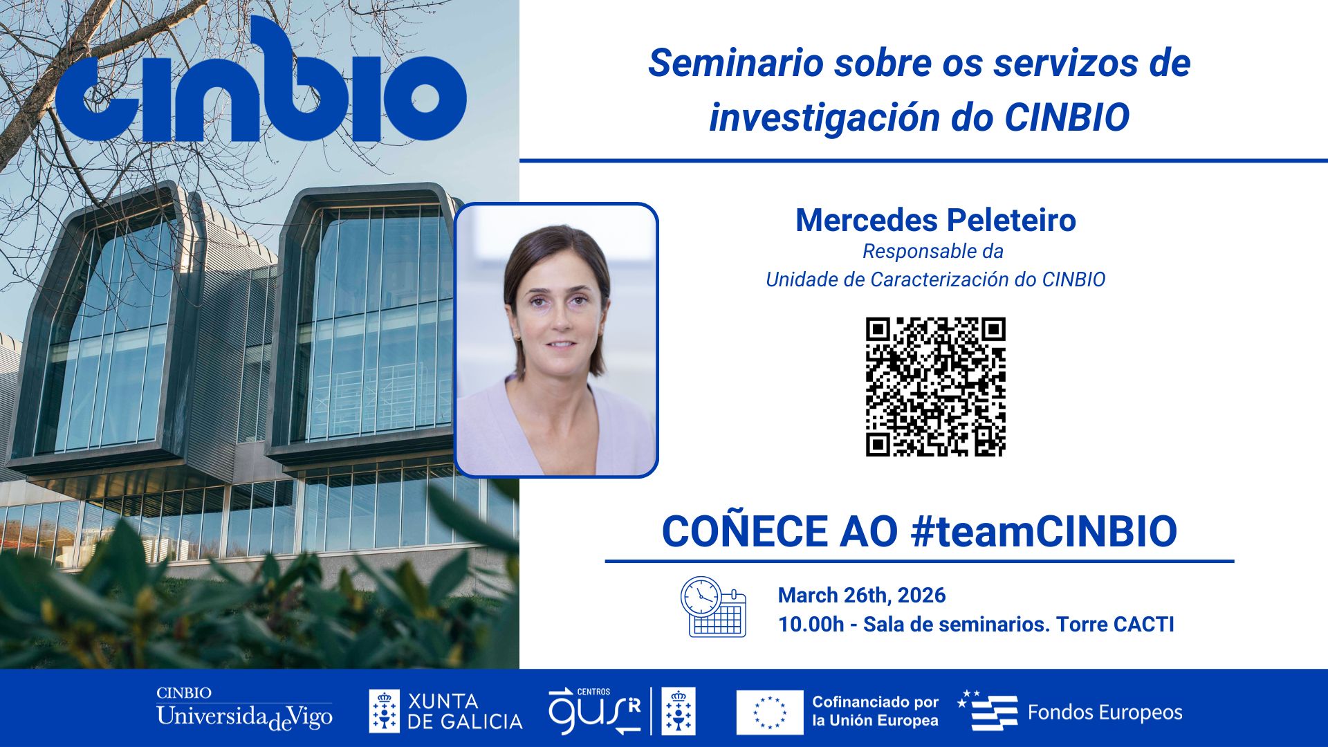 Seminario sobre os servizos de investigación do CINBIO