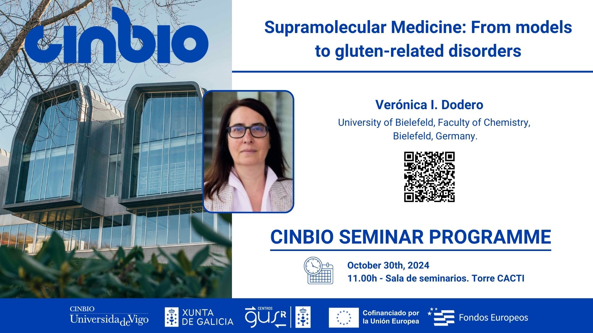 Verónica I. Dodero - CINBIO Seminar Programme