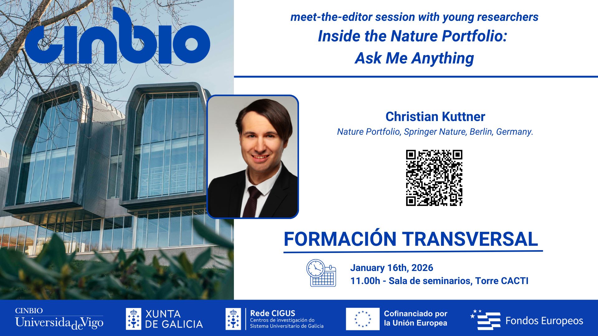 Seminario de formación transversal: Christian Kuttner