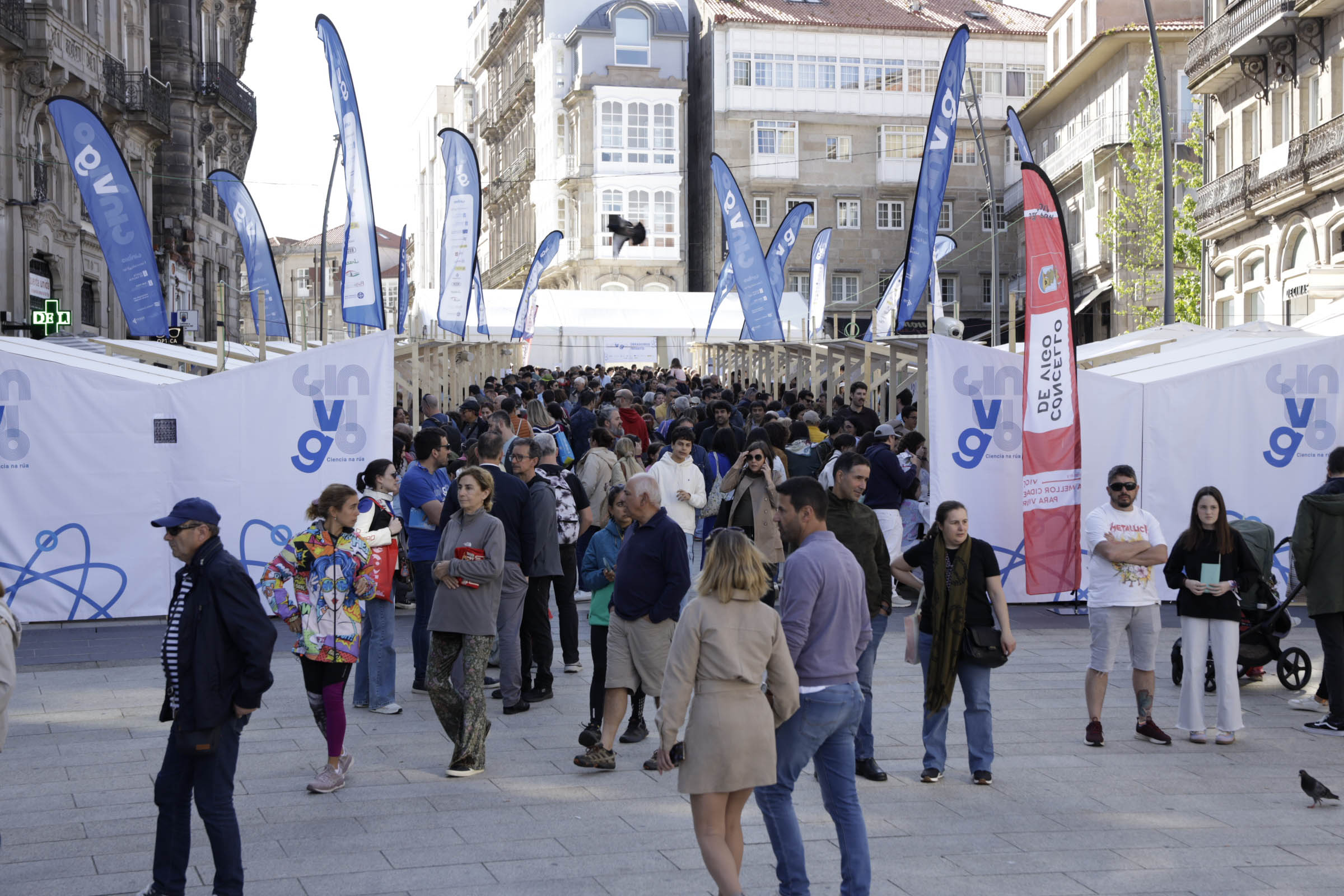 O festival científico CinVigo reconquistou a Porta do Sol na súa terceira edición