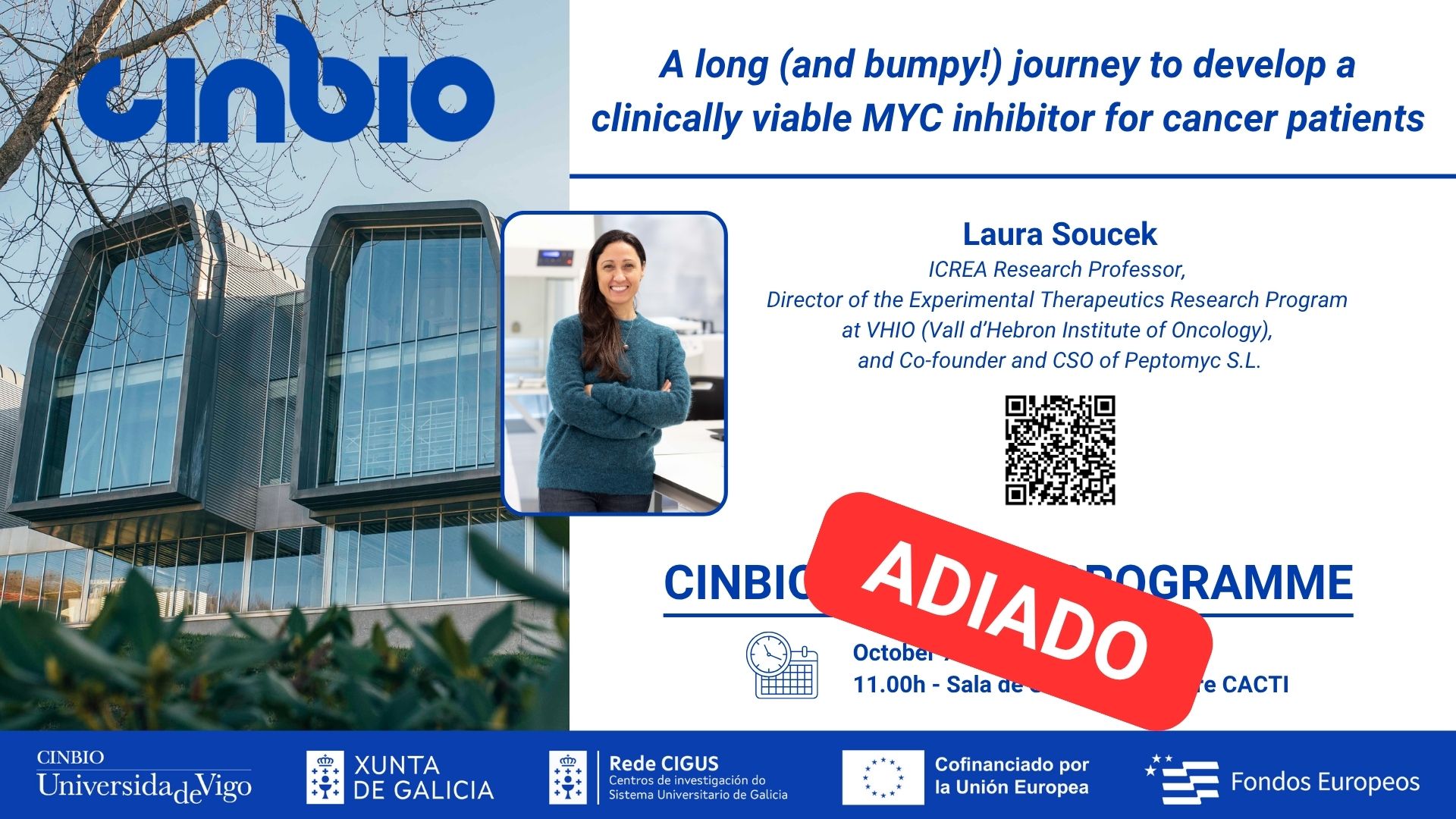 ADIADO - Dra. Laura Soucek - CINBIO Seminar Programme