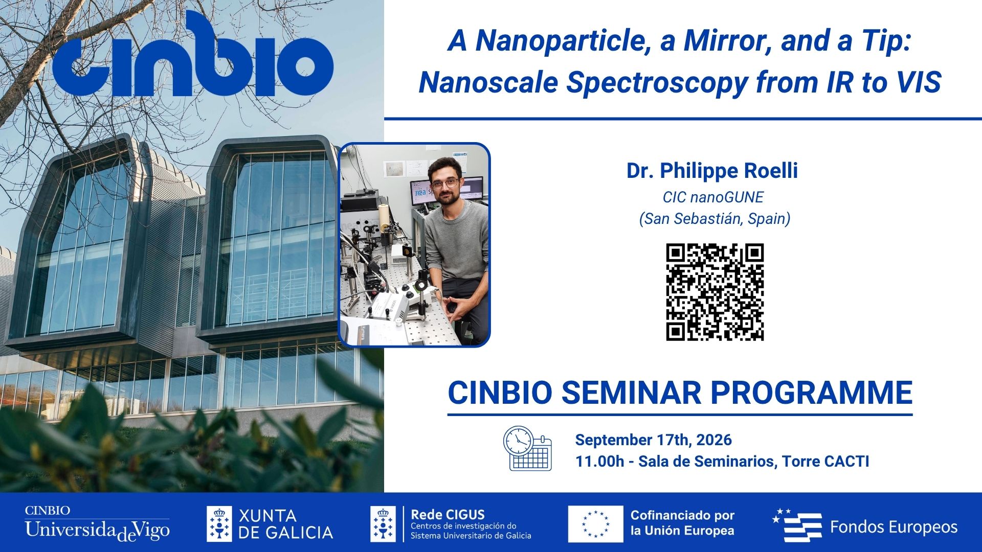 Dr. Philippe Roelli  - CINBIO Seminar Programme