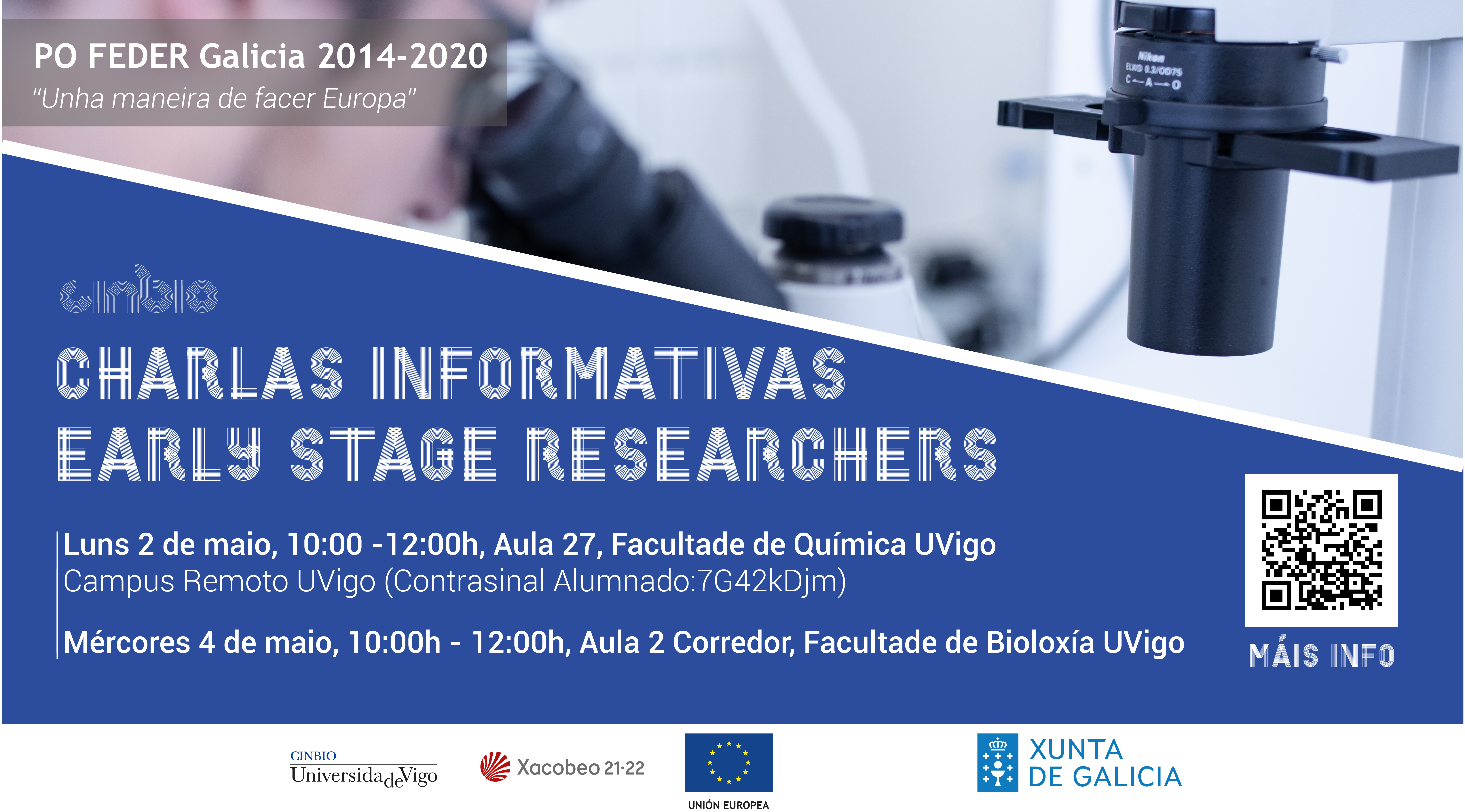 Charlas informativas Early Stage Researchers